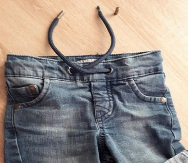 Jeans shorts drenge-model