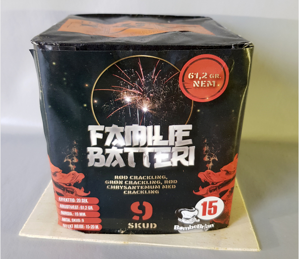 Familiebatteri 9 skud