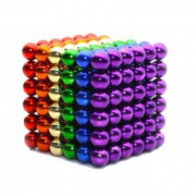Nanodots magnetiske kugler, 5 mm, 216 stk. Rainbow