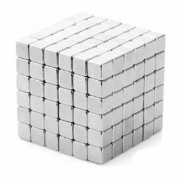 Neocubes 216 stk. 5 mm magnetic balls square pieces silver, ref. F4-26